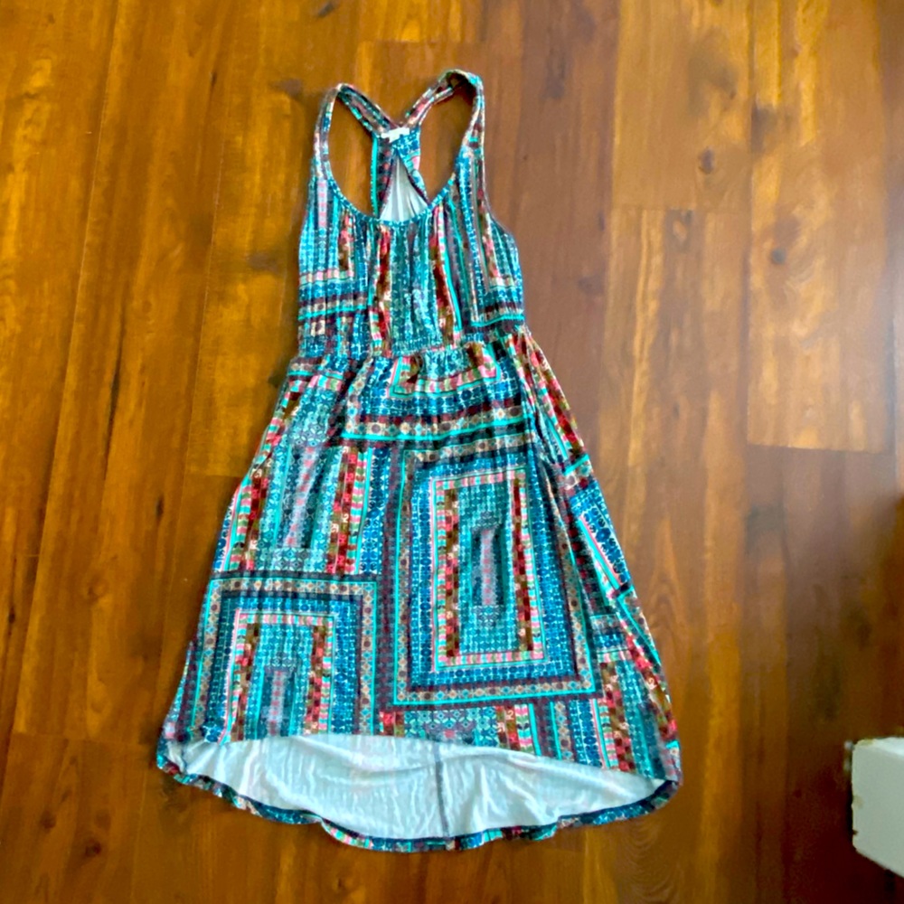 Boho High Low Racer Back Dress